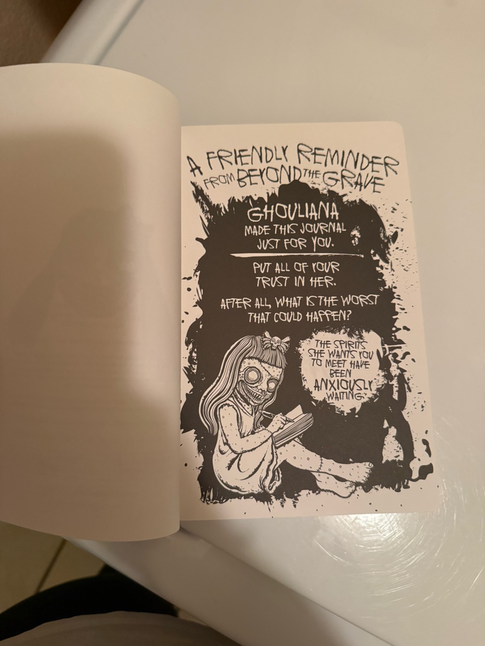 The Beauty of Horror: Haunt This Journal - Black Cover - Picture 3 of 5